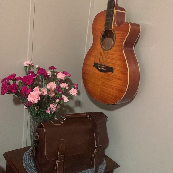 Zebella Handbags - Zebella NWT brown messenger style briefcase bag